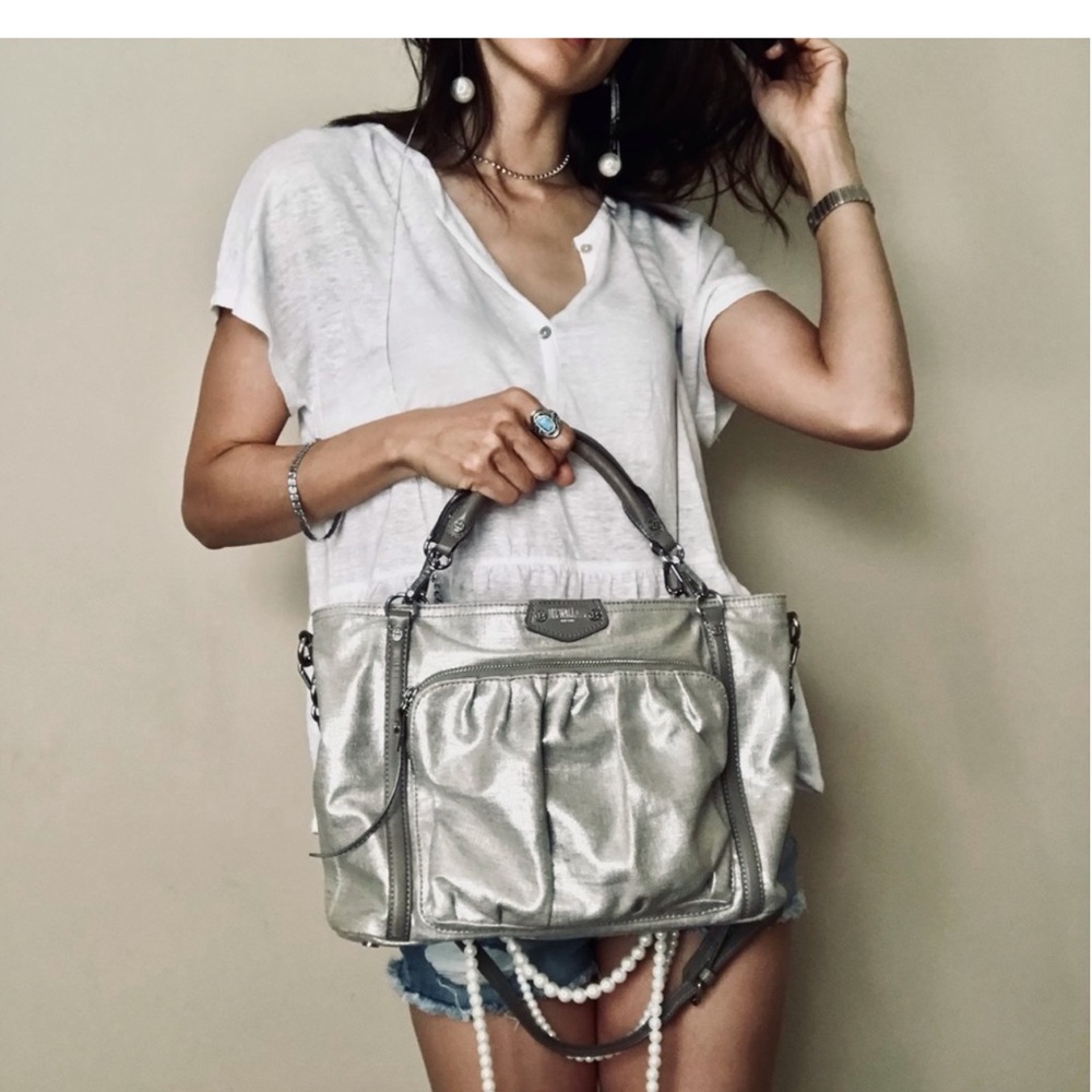 MZ Wallace metallic bag.